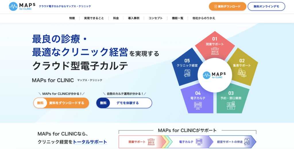 株式会社EMシステムズ「MAPs for CLINIC」